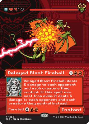 Delayed Blast Fireball card from Secret Lair Drop Series