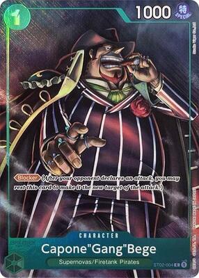 Capone"Gang"Bege (Premium Card Collection -Best Selection Vol. 2-) card from One Piece Promotion Cards