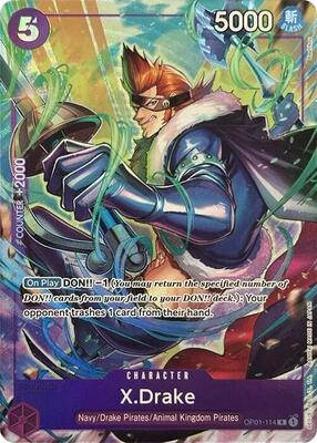 X.Drake (Premium Card Collection -Best Selection Vol. 2-) card from One Piece Promotion Cards