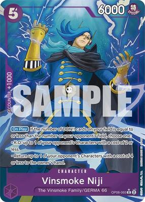 Vinsmoke Niji (OP06-065) (Full Art) card from Premium Booster -The Best-
