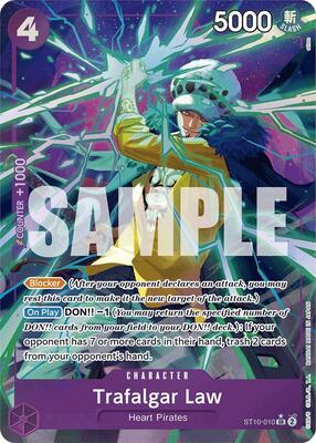 Trafalgar Law (ST10-010) (Alternate Art) card from Premium Booster -The Best-