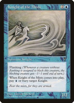 Knight of the Mists card from Visions