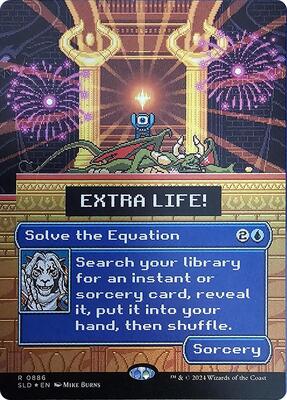 Solve the Equation (0886) (Rainbow Foil) card from Secret Lair Drop Series