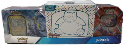 Costco Pokemon Collector 3-Pack: Scarlet & Violet 151 ETB + Paldea Legends Tins card from Miscellaneous Cards & Products