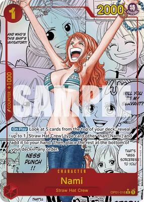 Nami (OP01-016) (Manga) card from Premium Booster -The Best-
