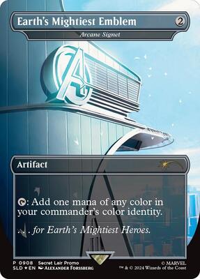 Earth's Mightiest Emblem - Arcane Signet (Rainbow Foil) card from Secret Lair Drop Series