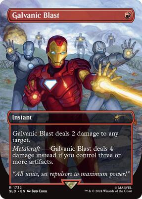 Galvanic Blast card from Secret Lair Drop Series