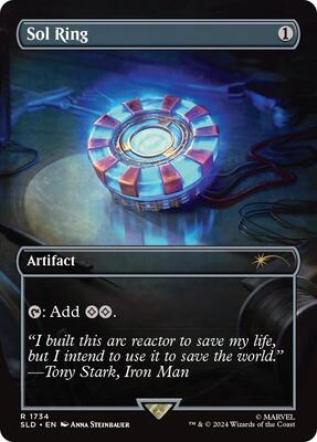Sol Ring (1734) (Rainbow Foil) card from Secret Lair Drop Series
