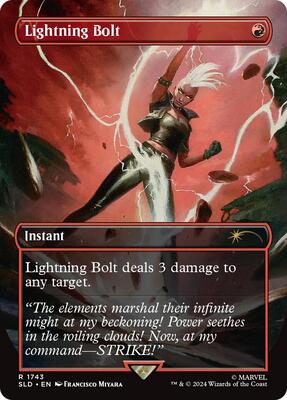 Lightning Bolt (1743) card from Secret Lair Drop Series