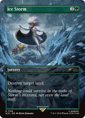 Ice Storm card from Secret Lair Drop Series