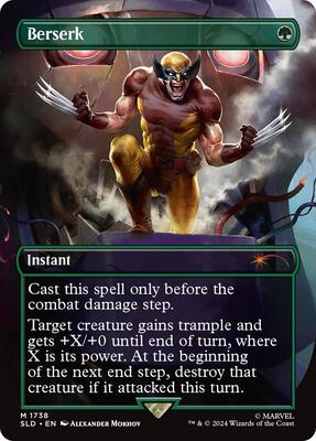 Berserk (1738) card from Secret Lair Drop Series