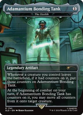 Adamantium Bonding Tank - The Ozolith card from Secret Lair Drop Series