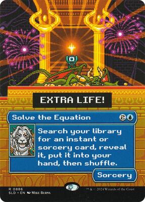Solve the Equation (0886) card from Secret Lair Drop Series