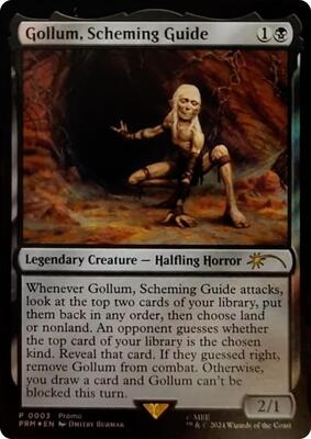 Gollum, Scheming Guide card from Unique and Miscellaneous Promos