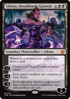 Liliana, Dreadhorde General card from Foundations