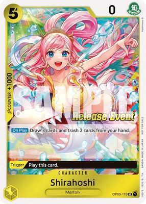 Shirahoshi (ST15 - ST20 Release Event Winner Pack) card from One Piece Promotion Cards