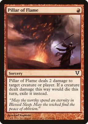 Pillar of Flame card from Avacyn Restored