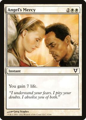 Angel's Mercy card from Avacyn Restored