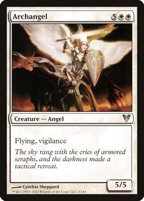 Archangel card from Avacyn Restored