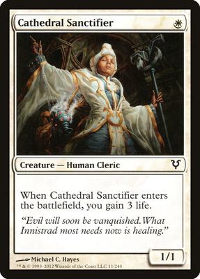 Cathedral Sanctifier card from Avacyn Restored