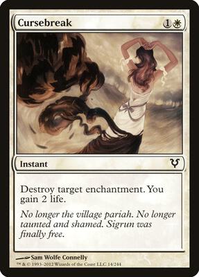Cursebreak card from Avacyn Restored