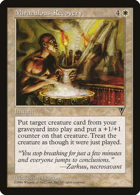 Miraculous Recovery card from Visions