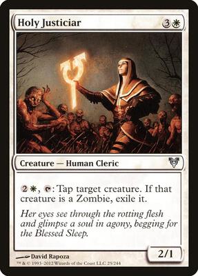 Holy Justiciar card from Avacyn Restored