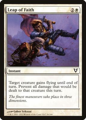 Leap of Faith card from Avacyn Restored