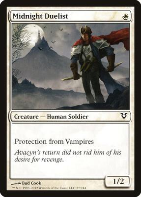 Midnight Duelist card from Avacyn Restored