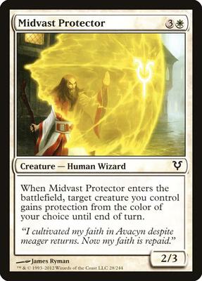Midvast Protector card from Avacyn Restored