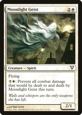 Moonlight Geist card from Avacyn Restored