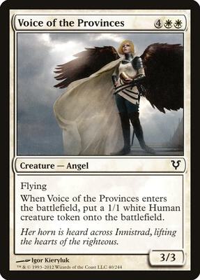 Voice of the Provinces card from Avacyn Restored