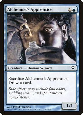 Alchemist's Apprentice card from Avacyn Restored
