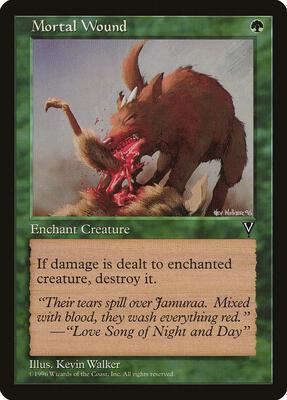 Mortal Wound card from Visions