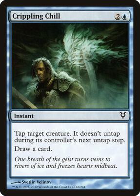 Crippling Chill card from Avacyn Restored