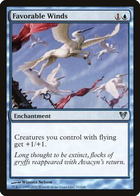Favorable Winds card from Avacyn Restored