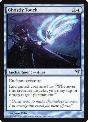 Ghostly Touch card from Avacyn Restored