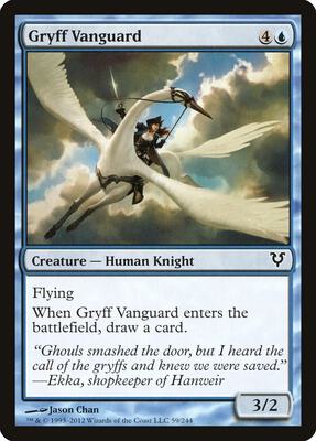 Gryff Vanguard card from Avacyn Restored