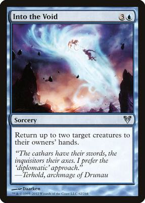 Into the Void card from Avacyn Restored