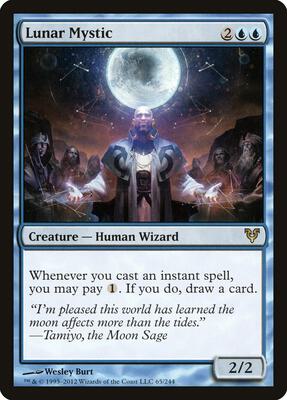 Lunar Mystic card from Avacyn Restored