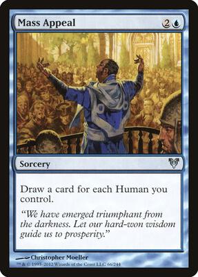 Mass Appeal card from Avacyn Restored