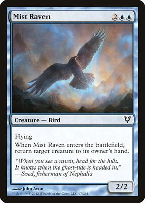 Mist Raven card from Avacyn Restored