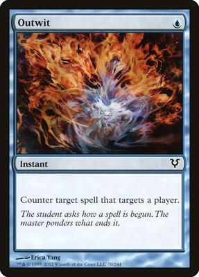 Outwit card from Avacyn Restored