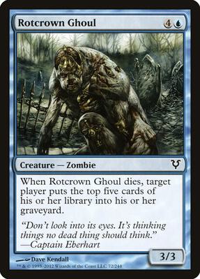 Rotcrown Ghoul card from Avacyn Restored
