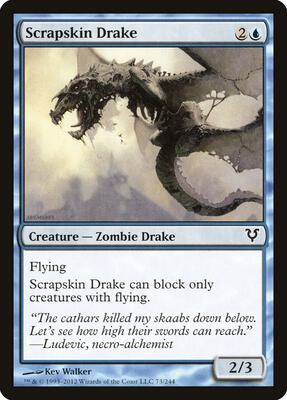 Scrapskin Drake card from Avacyn Restored