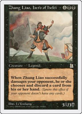 Zhang Liao, Hero of Hefei card from Portal Three Kingdoms