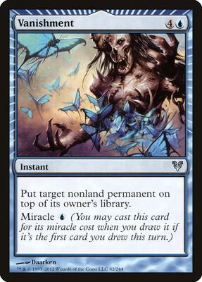 Vanishment card from Avacyn Restored