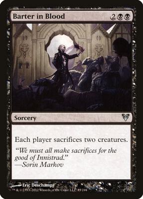Barter in Blood card from Avacyn Restored