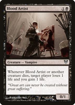 Blood Artist card from Avacyn Restored