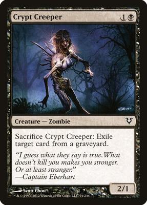 Crypt Creeper card from Avacyn Restored